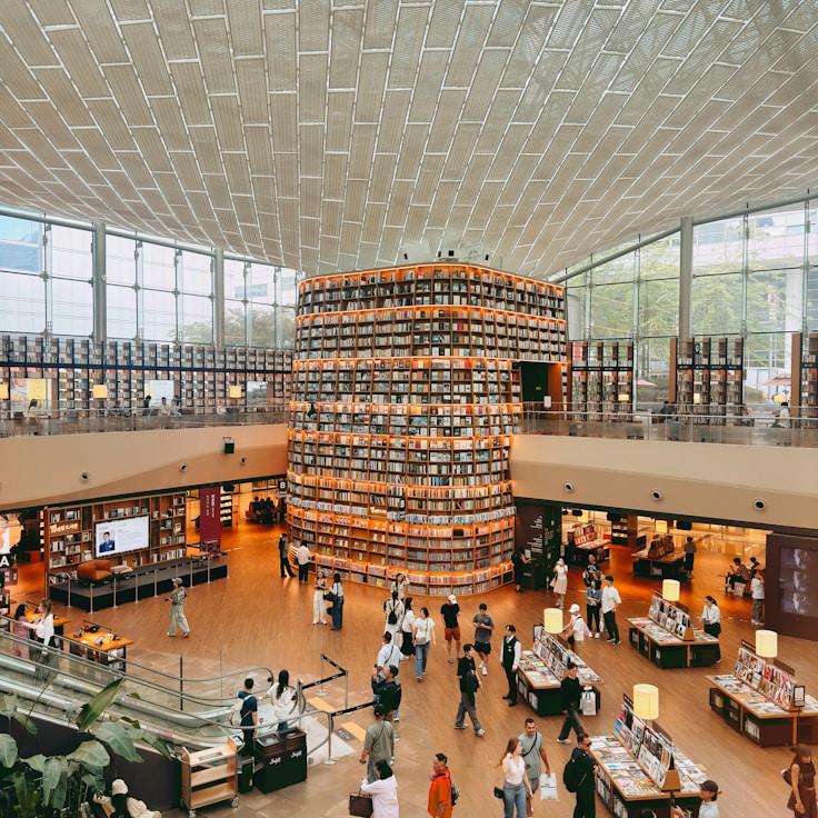 Shopping mall with wide corridors suitable for strollers